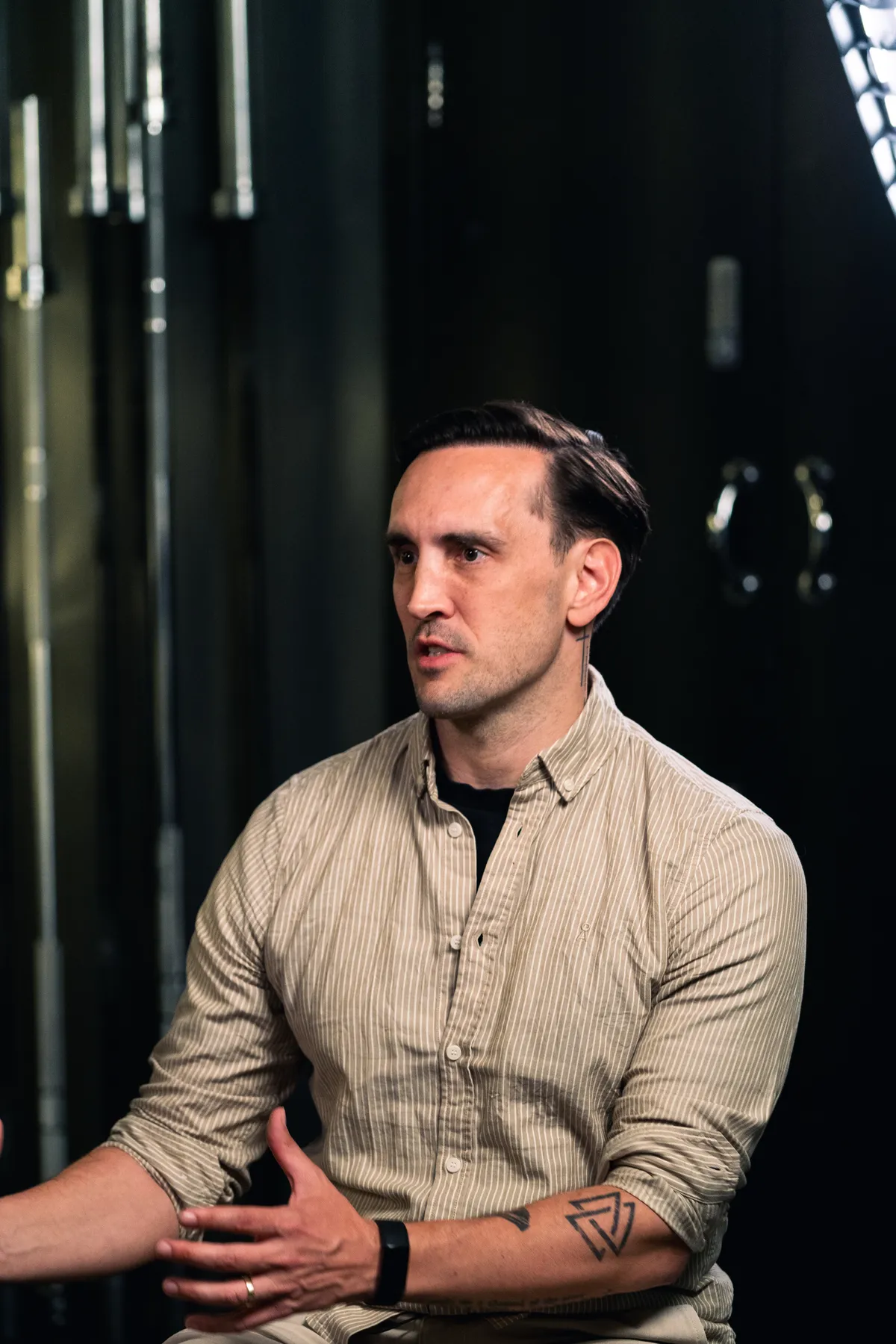 Professor Brendon Stubbs speaking during an interview